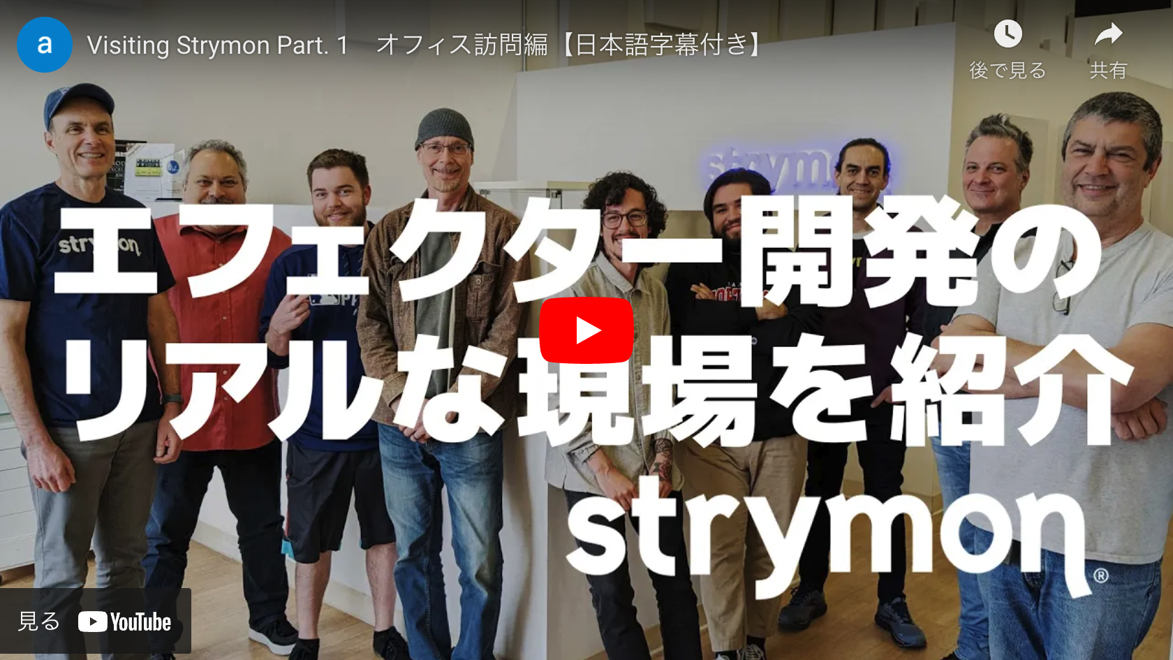 strymon 動画表紙