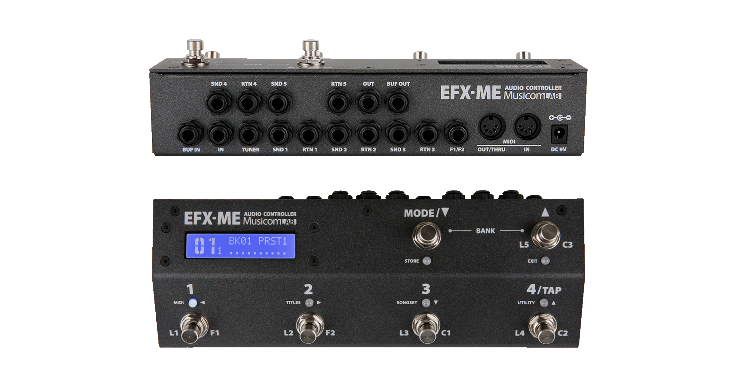 MusicomLAB | EFX-ME | MIDI ループ・スイッチャー | 製品情報