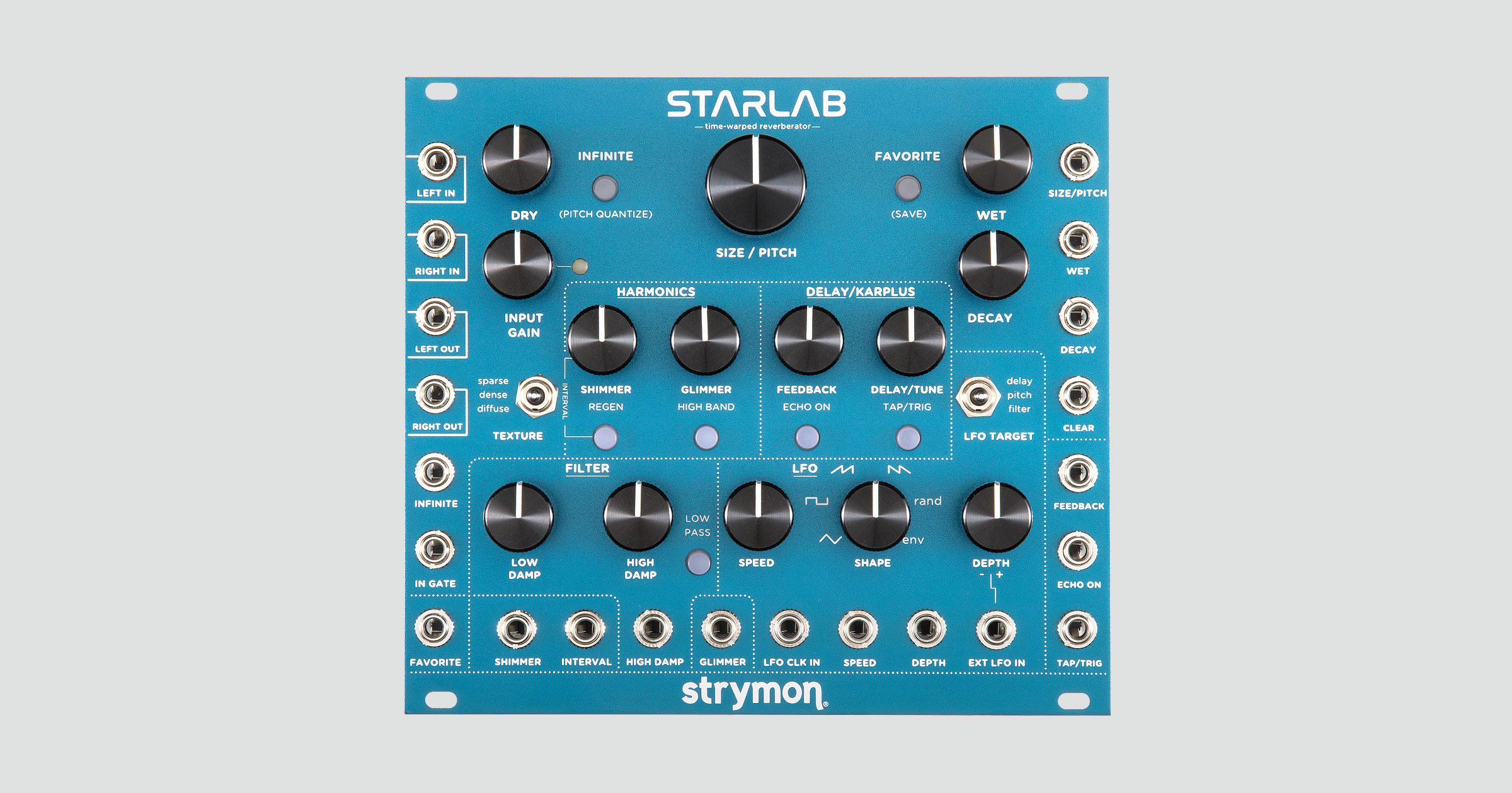 strymon | STARLAB | ユーロラック用 シンセシス・リバーブ | 製品情報